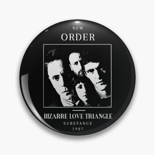 Item preview, New Order Bizarre Love Triangle designed and sold by fleapatterns.