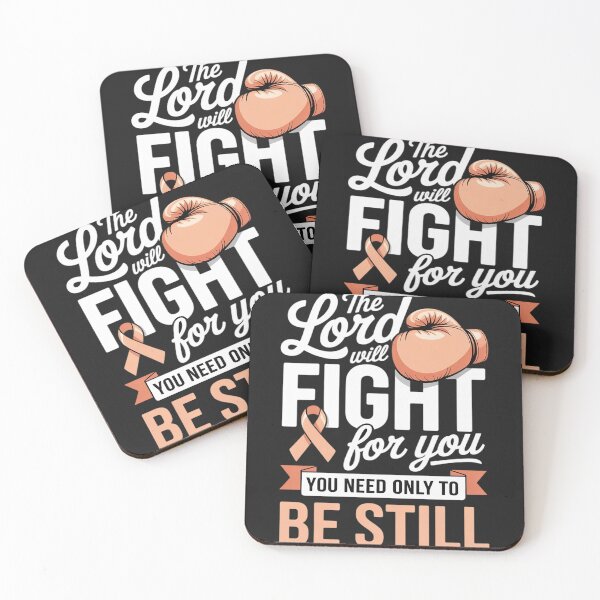 Item preview, The Lord Will Fight For You Leukemia Awareness Blood Cancer designed and sold by BlueCreator-inc.