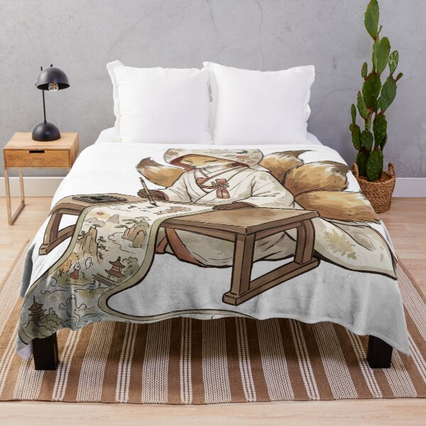 Item preview, Japanese Folklore Art: Kitsune's Wedding Scroll designed and sold by bapupa.