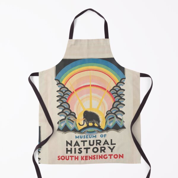 Item preview, Woolly Mammoth Silhouette Colorful Rainbow Advertisement Poster : Art Deco designed and sold by artofuniverse.
