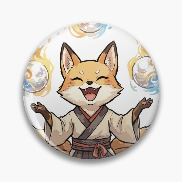 Item preview, Japanese Folklore Art: Magical Pearl Juggler	Kitsune designed and sold by bapupa.