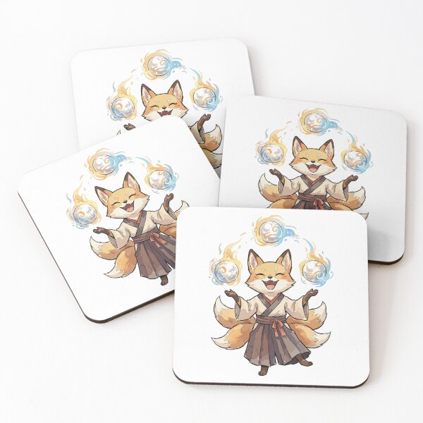 Item preview, Japanese Folklore Art: Magical Pearl Juggler	Kitsune designed and sold by bapupa.
