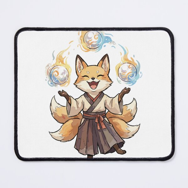 Item preview, Japanese Folklore Art: Magical Pearl Juggler	Kitsune designed and sold by bapupa.