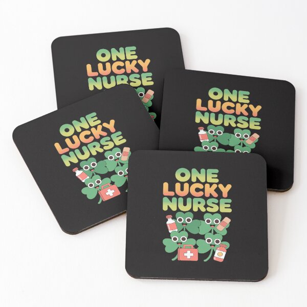 Item preview, One Lucky Nurse Squad Scrubs Shamrock St Patrick's Day Women designed and sold by gerardostokes.