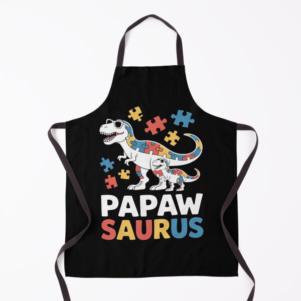 Item preview, Papaw Saurus Autism Awareness Autistic Dinosaur Family designed and sold by joedavila.