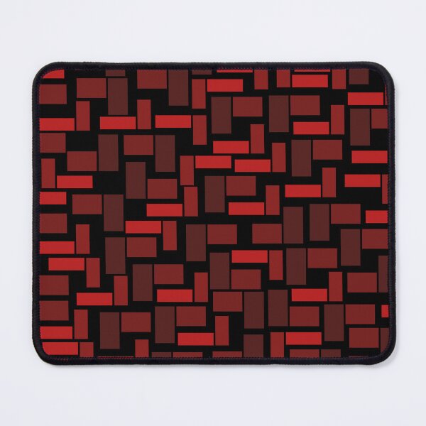 Item preview, Red Geometric Block Pattern designed and sold by NNAANN.