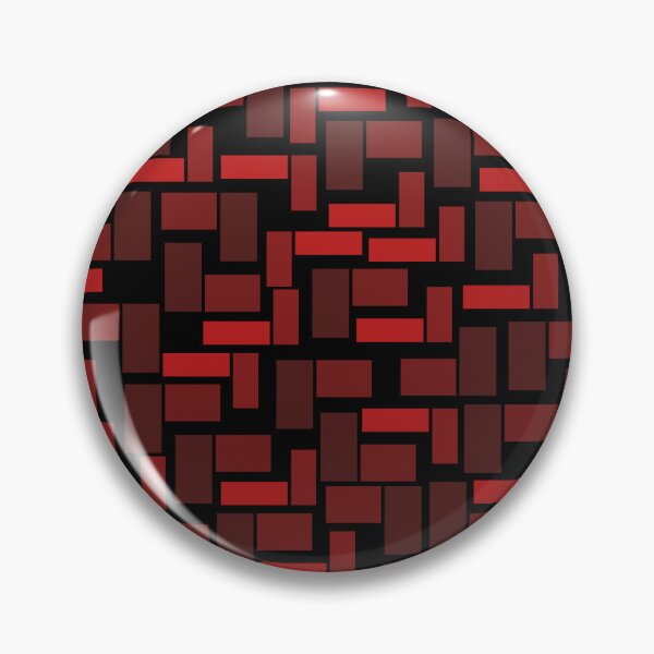 Item preview, Red Geometric Block Pattern designed and sold by NNAANN.