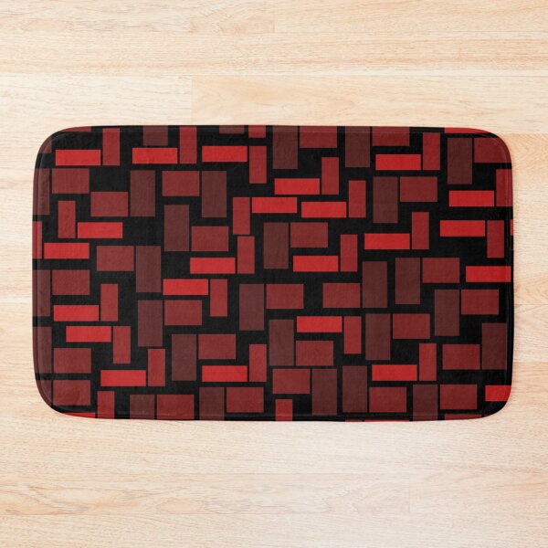 Item preview, Red Geometric Block Pattern designed and sold by NNAANN.
