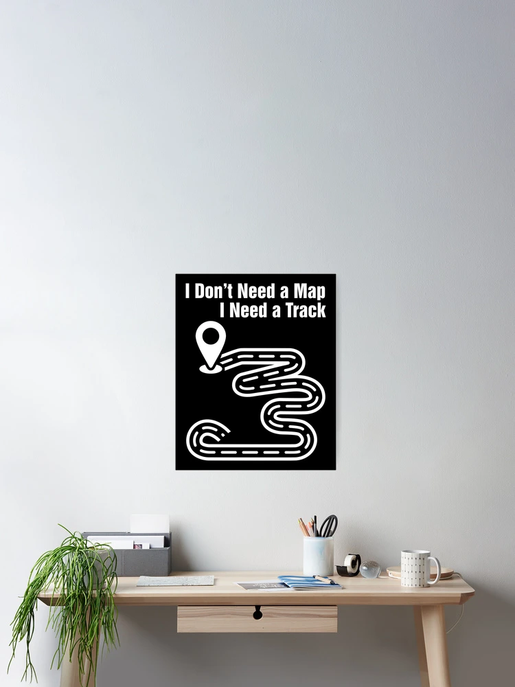 Thumbnail 2 of 3, Poster, Race Track Not Map designed and sold by RAS-77.
