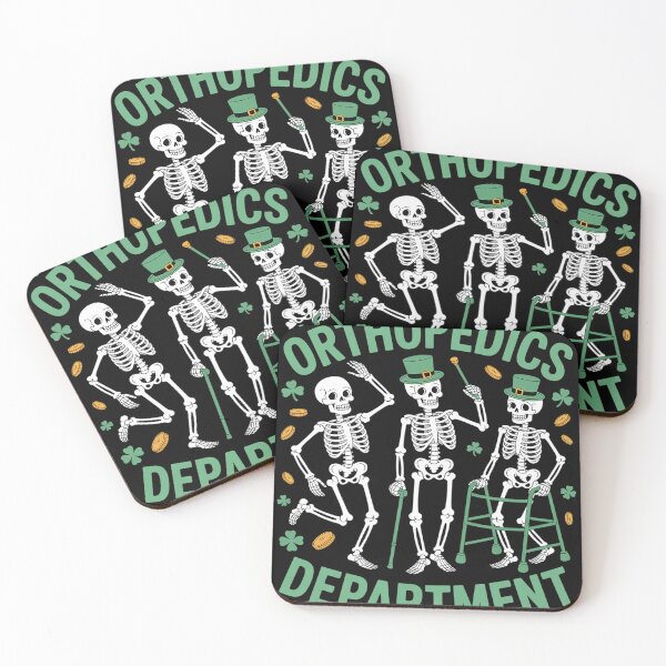 Item preview, Orthopedics Department Nurse St Patrick's Day Skeleton Ortho designed and sold by joedavila.