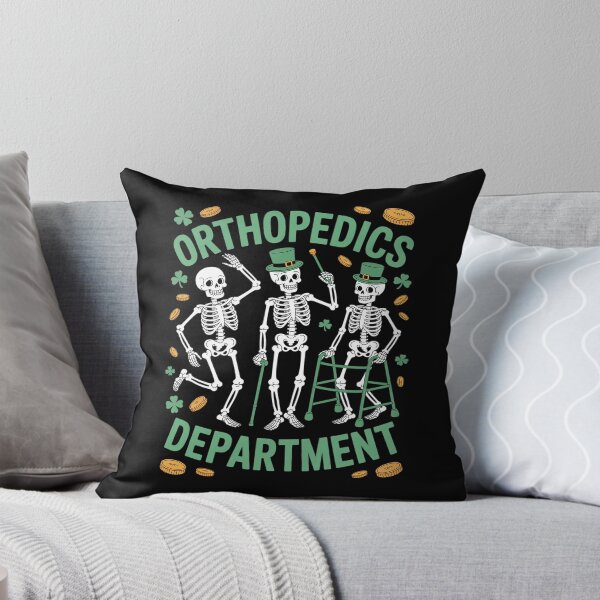 Item preview, Orthopedics Department Nurse St Patrick's Day Skeleton Ortho designed and sold by joedavila.