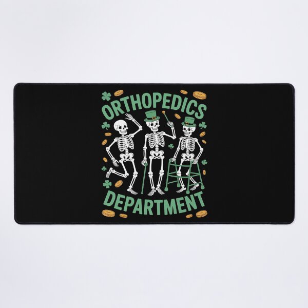 Item preview, Orthopedics Department Nurse St Patrick's Day Skeleton Ortho designed and sold by joedavila.
