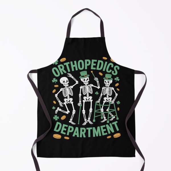 Item preview, Orthopedics Department Nurse St Patrick's Day Skeleton Ortho designed and sold by joedavila.