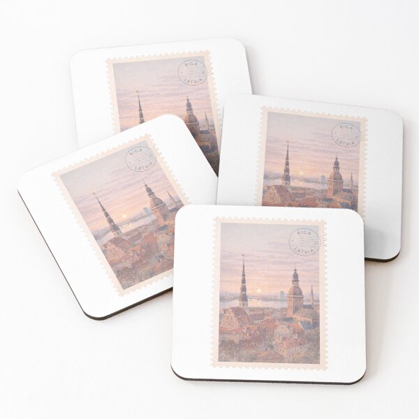 Item preview, Riga, Latvia – Baltic Old Town Stamp designed and sold by Wanderstamp.
