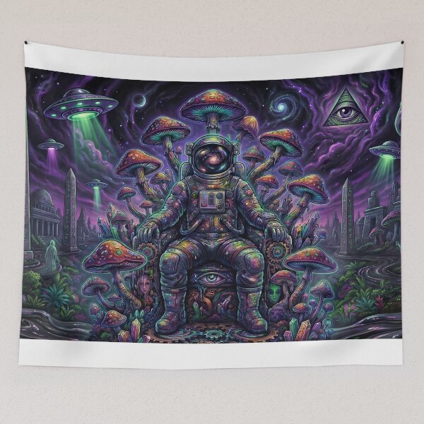 Item preview, Psychonaut mushroom king designed and sold by Walker99000.