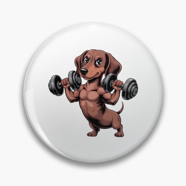 Item preview, Lift Heavy Pet Dachshunds Gym Workout Weight Lifter designed and sold by FaithAbbott.