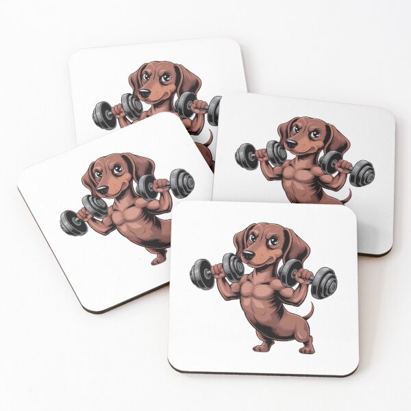 Item preview, Lift Heavy Pet Dachshunds Gym Workout Weight Lifter designed and sold by FaithAbbott.