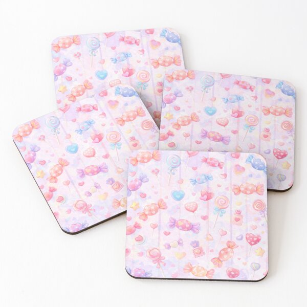 Item preview, Cute Candy and Heart Lollipop Seamless Pattern designed and sold by juthamas8426.