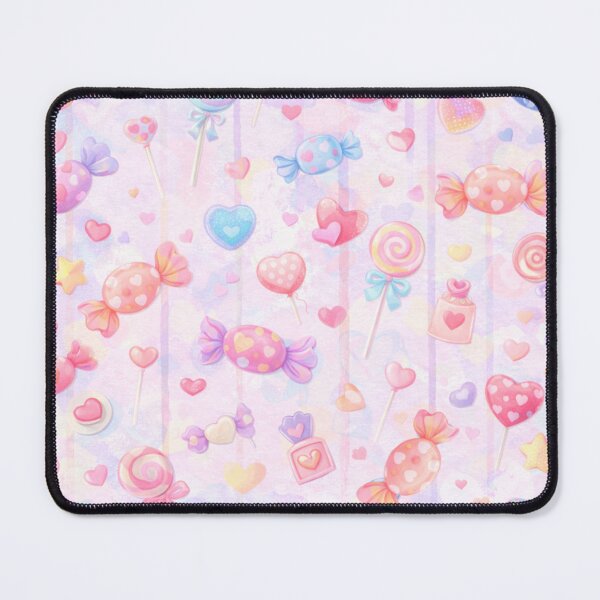 Item preview, Cute Candy and Heart Lollipop Seamless Pattern designed and sold by juthamas8426.