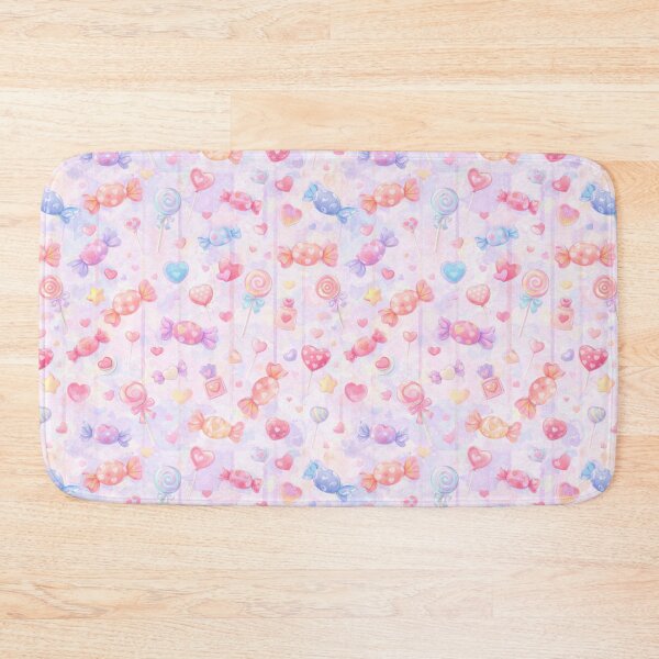 Item preview, Cute Candy and Heart Lollipop Seamless Pattern designed and sold by juthamas8426.