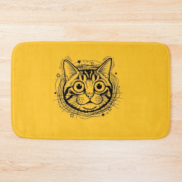 Item preview, Wide Eyed Shocked Cat funny meme designed and sold by AnnArtshock.
