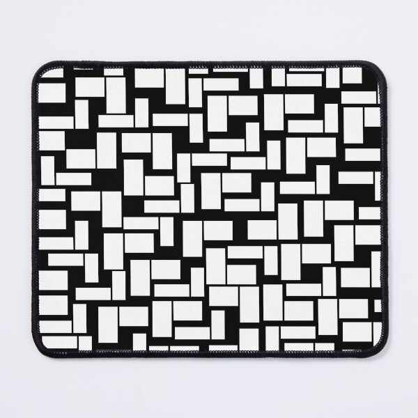 Item preview, Black and White Geometric Block Pattern designed and sold by NNAANN.