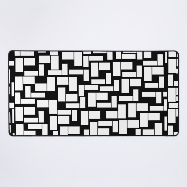 Item preview, Black and White Geometric Block Pattern designed and sold by NNAANN.
