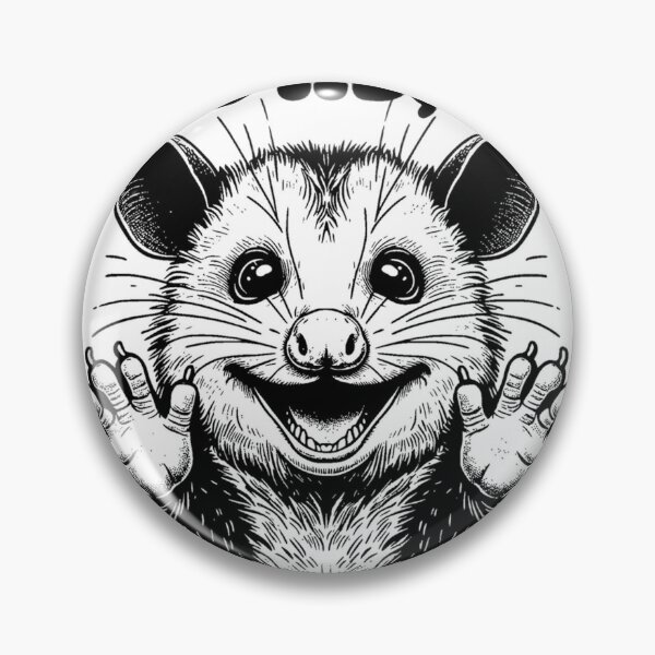 Item preview, It’s Me Hi I’m The Trouble Maker Funny Opossum Design designed and sold by JossDesign15.
