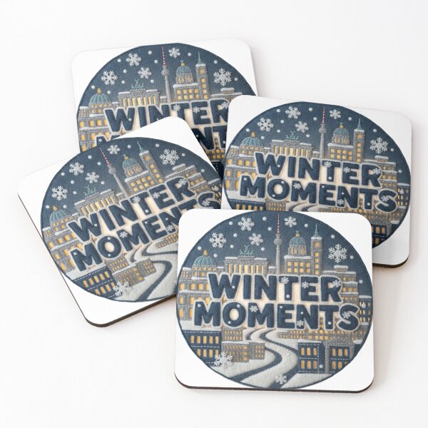 Item preview, Berlin Winter Moments Cityscape – Cozy Winter Gift Art designed and sold by Imaginarium of Chaos falcon88 .