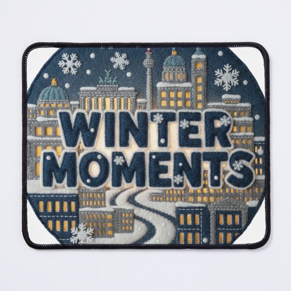 Item preview, Berlin Winter Moments Cityscape – Cozy Winter Gift Art designed and sold by Imaginarium of Chaos falcon88 .