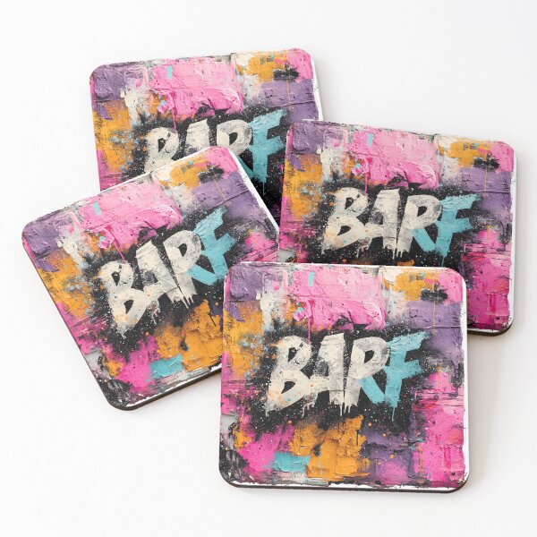 Item preview, BARF WORD GO! Explosive Art Series by Travis Zariwny  designed and sold by Zen Candy 3000 Travis Nicholas Zariwny.