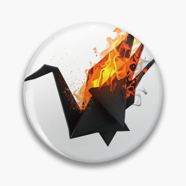 Item preview, Ember‑Lit Paper Crane Takes Off  designed and sold by Wonderful Designs.