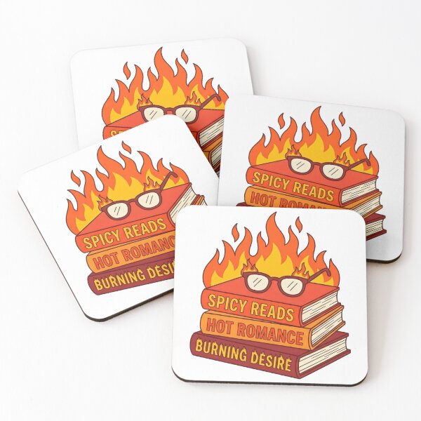 Item preview, Spicy Romance Books Burning – Hot Reads Desire Fire, BookTok Book Lover Reader Gift Design designed and sold by Luminari Creations.