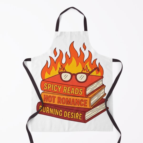 Item preview, Spicy Romance Books Burning – Hot Reads Desire Fire, BookTok Book Lover Reader Gift Design designed and sold by Luminari Creations.