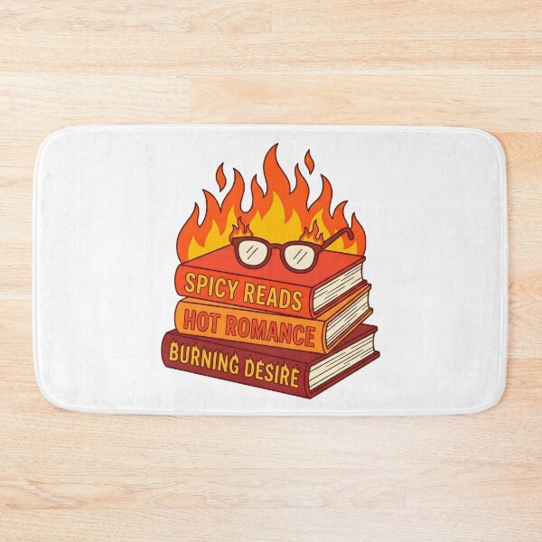 Item preview, Spicy Romance Books Burning – Hot Reads Desire Fire, BookTok Book Lover Reader Gift Design designed and sold by Luminari Creations.