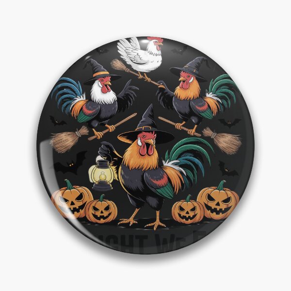 Item preview, Tonight We Fly Halloween Chicken Spooky Farm Animals Lover designed and sold by Rackaam.