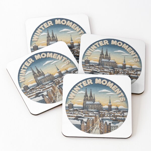 Item preview, Cologne Winter Moments Cathedral City – Cozy Winter Gift Art designed and sold by Imaginarium of Chaos falcon88 .