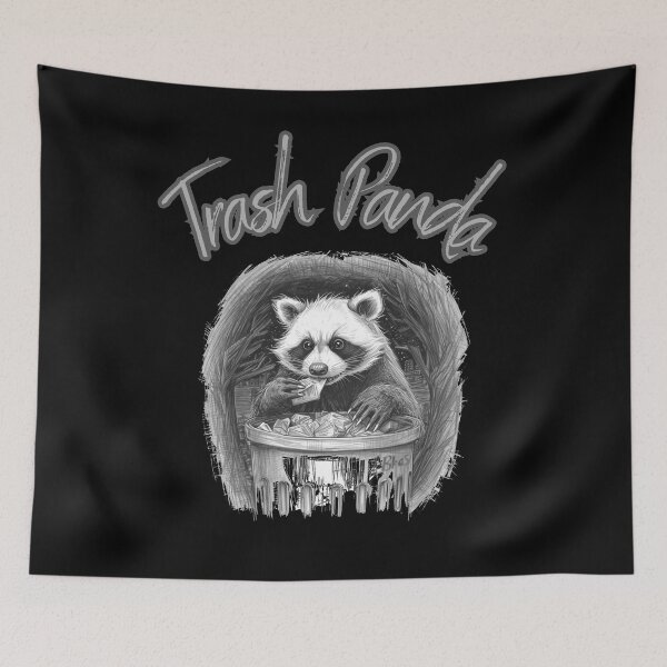 Item preview, Trash panda Illustration  designed and sold by StaticMood.