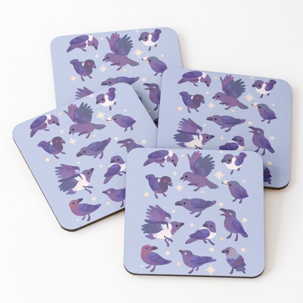 Item preview, Happy crows - pastel designed and sold by pikaole.