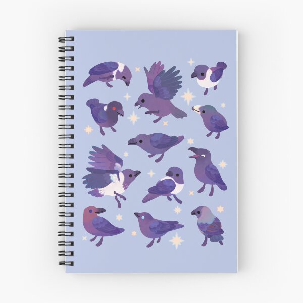 Item preview, Happy crows - pastel designed and sold by pikaole.