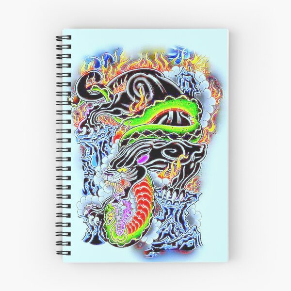 Item preview, Black Panther & Green Snake designed and sold by NightRaida.