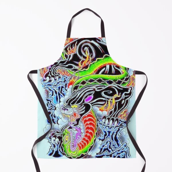 Item preview, Black Panther & Green Snake designed and sold by NightRaida.