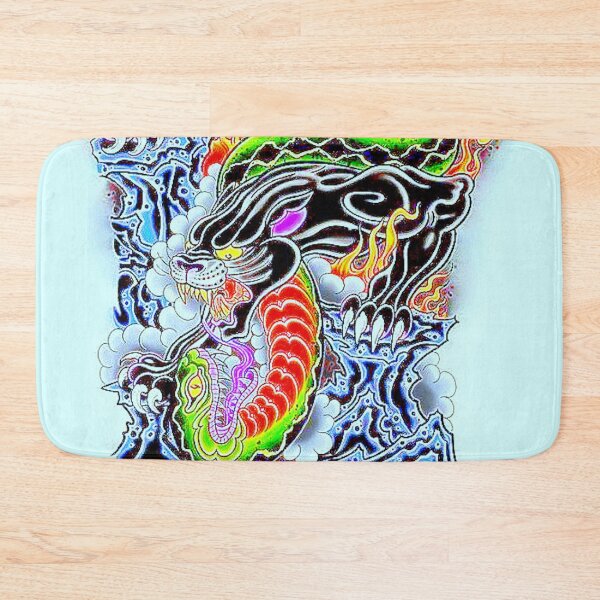 Item preview, Black Panther & Green Snake designed and sold by NightRaida.