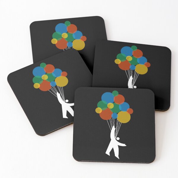 Item preview, Flying with Colorful Balloons designed and sold by NNAANN.