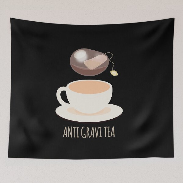 Item preview, Antigravity Tea - Funny Floating Tea Cup Pun designed and sold by misticalplace.