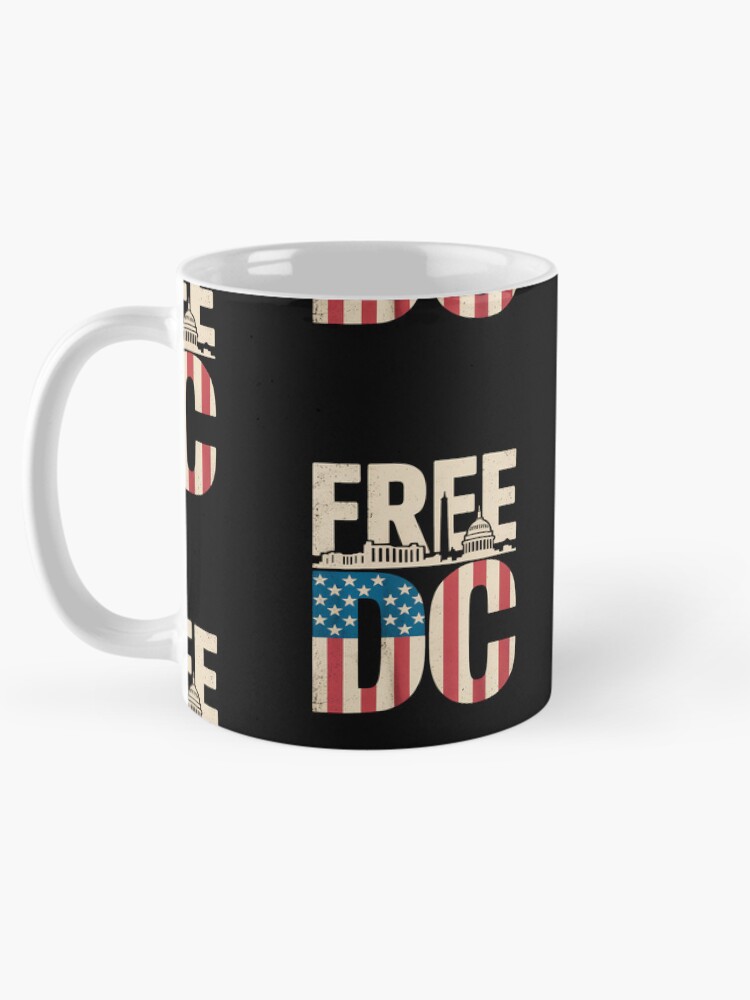 Thumbnail 5 of 6, Coffee Mug, Washington Free DC - Free DC designed and sold by Rackaam.