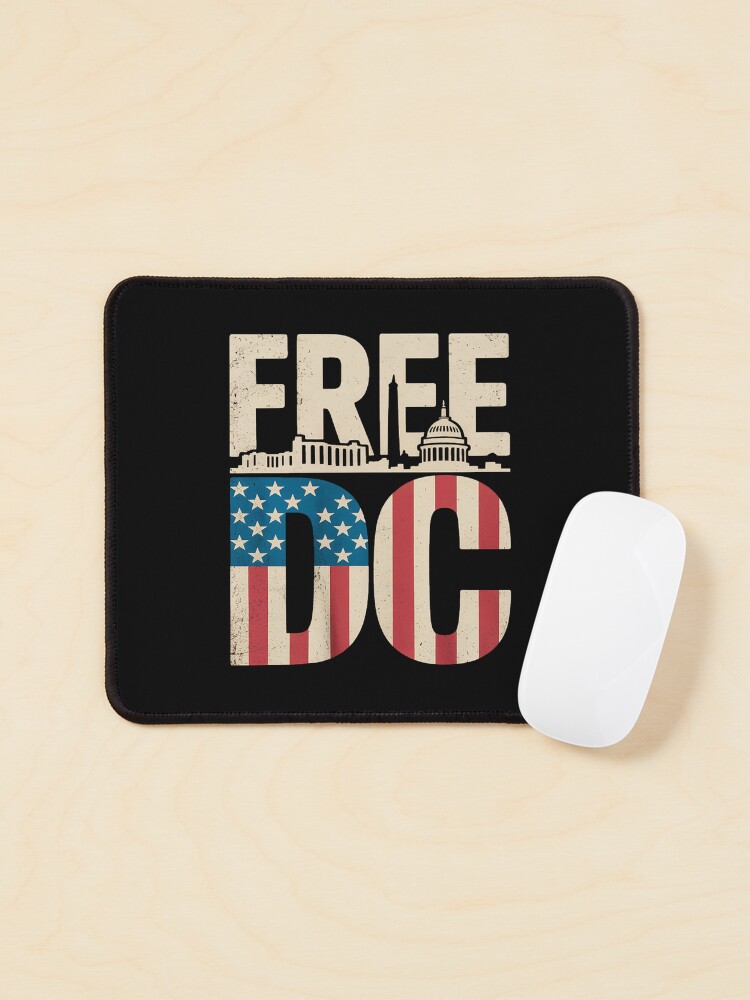 Thumbnail 1 of 5, Mouse Pad, Washington Free DC - Free DC designed and sold by Rackaam.