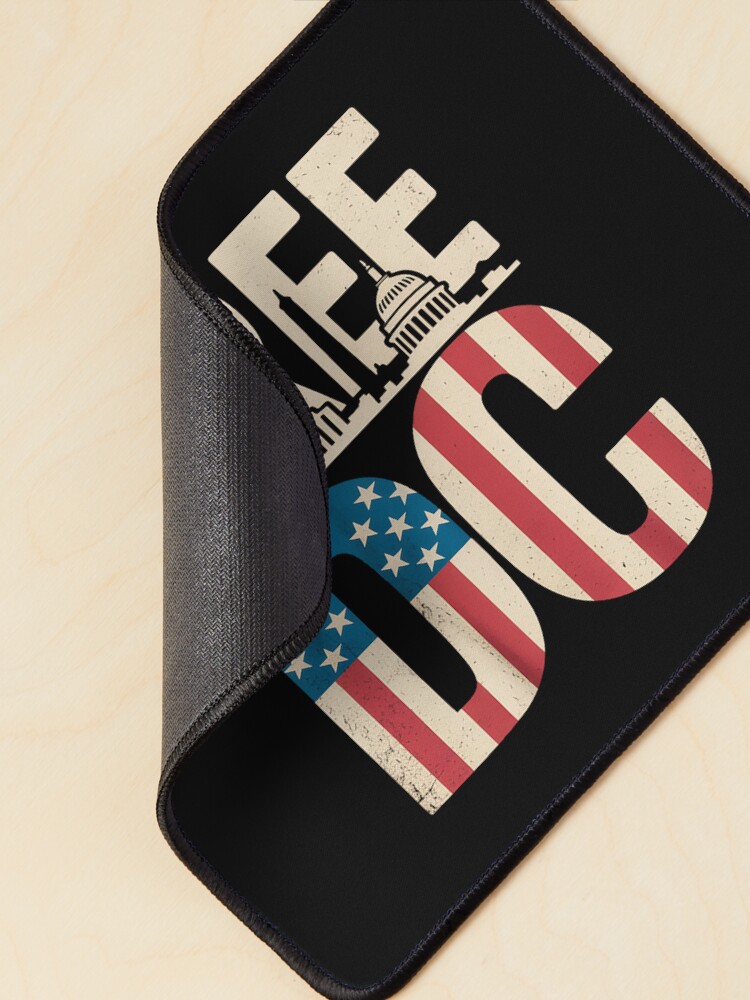Thumbnail 2 of 5, Mouse Pad, Washington Free DC - Free DC designed and sold by Rackaam.