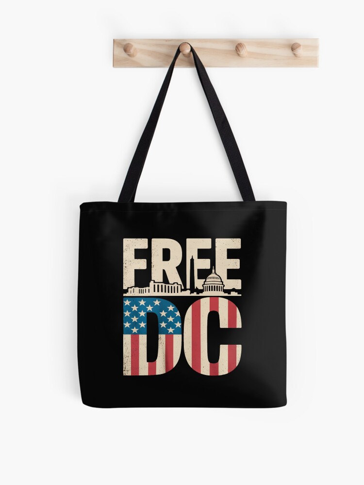 Thumbnail 1 of 2, Tote Bag, Washington Free DC - Free DC designed and sold by Rackaam.