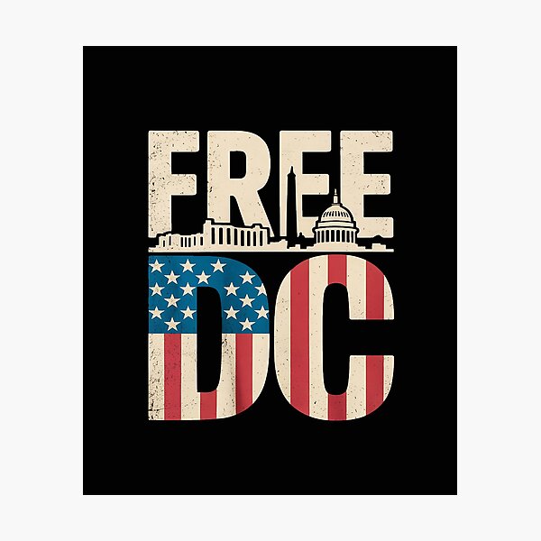 Item preview, Washington Free DC - Free DC designed and sold by Rackaam.
